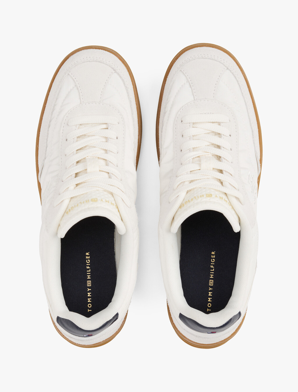 Heritage Suede Trainers, Ancient White, hi-res