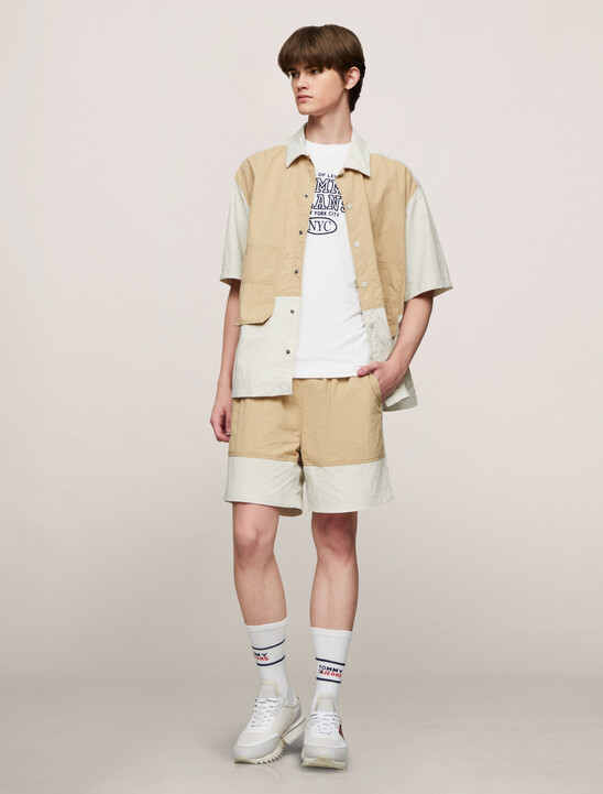 Tommy 植絨標誌 T 裇