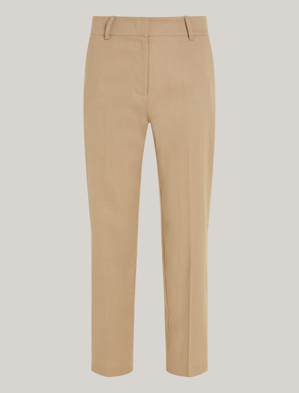 Slim Fit Straight Chinos, Beige, hi-res
