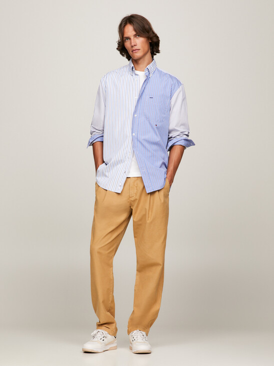 Classics Colour-Blocked Stripe Regular Fit Shirt
