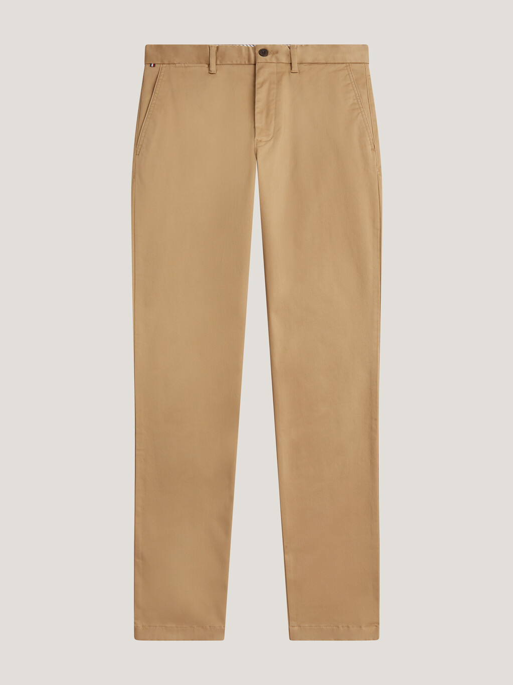 Denton Cotton Satin Pants, Countryside Khaki, hi-res