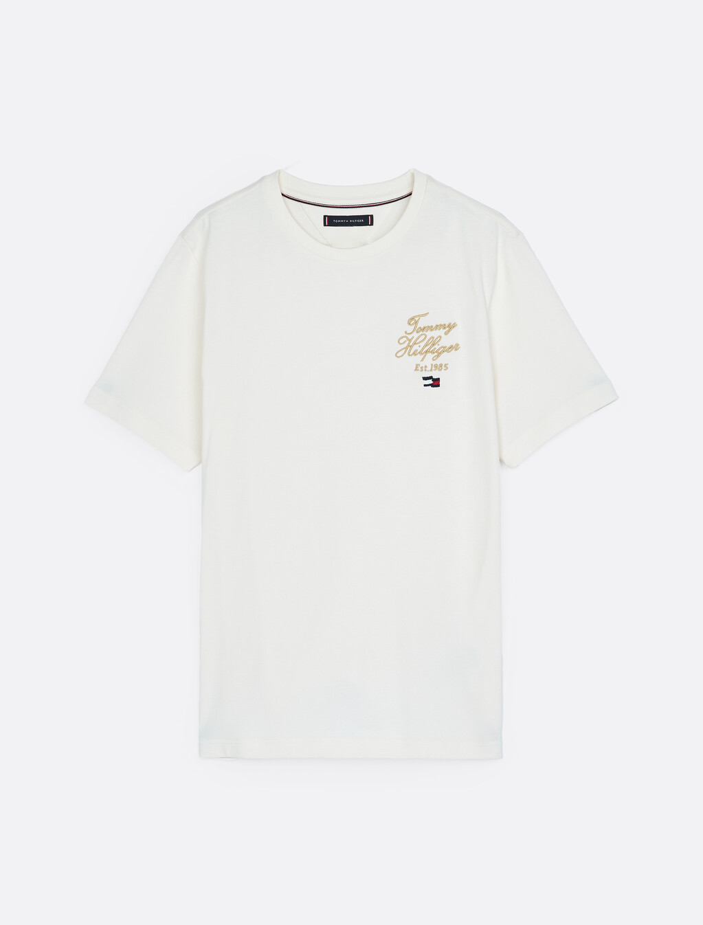 Script Logo Embroidery T-Shirt, Ivory Petal, hi-res