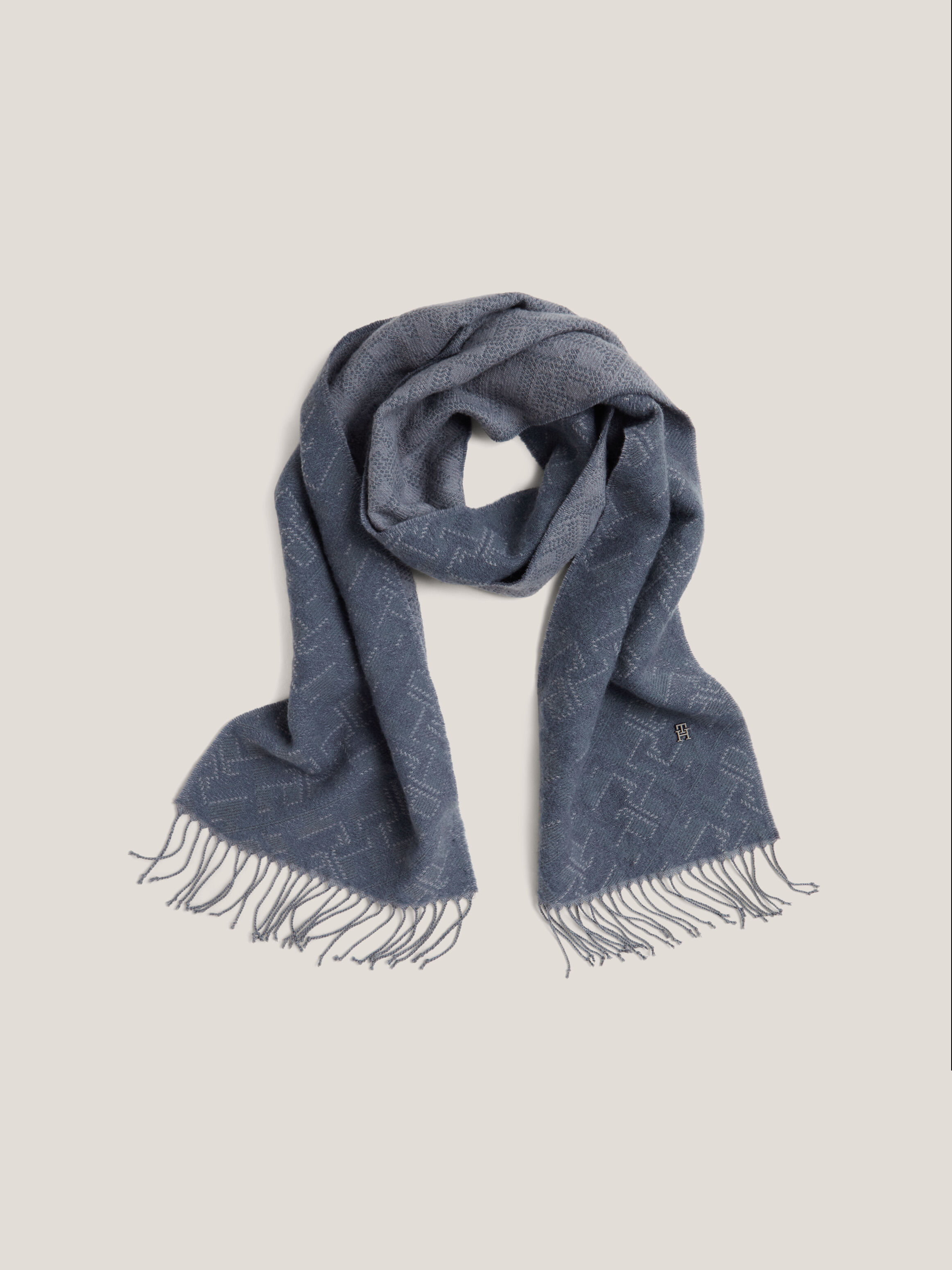 Tommy hilfiger grey scarf on sale