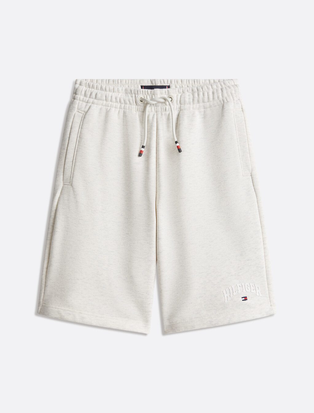 Varsity Logo Sweat Shorts, Snow White Heather, hi-res