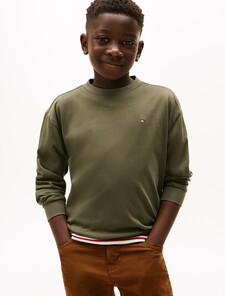 Essential Jersey Long Sleeve T-Shirt, Pewter Green, hi-res