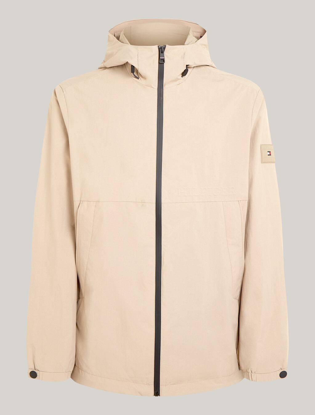Water Resistant Packable Hooded Portland Jacket, Batique Khaki, hi-res