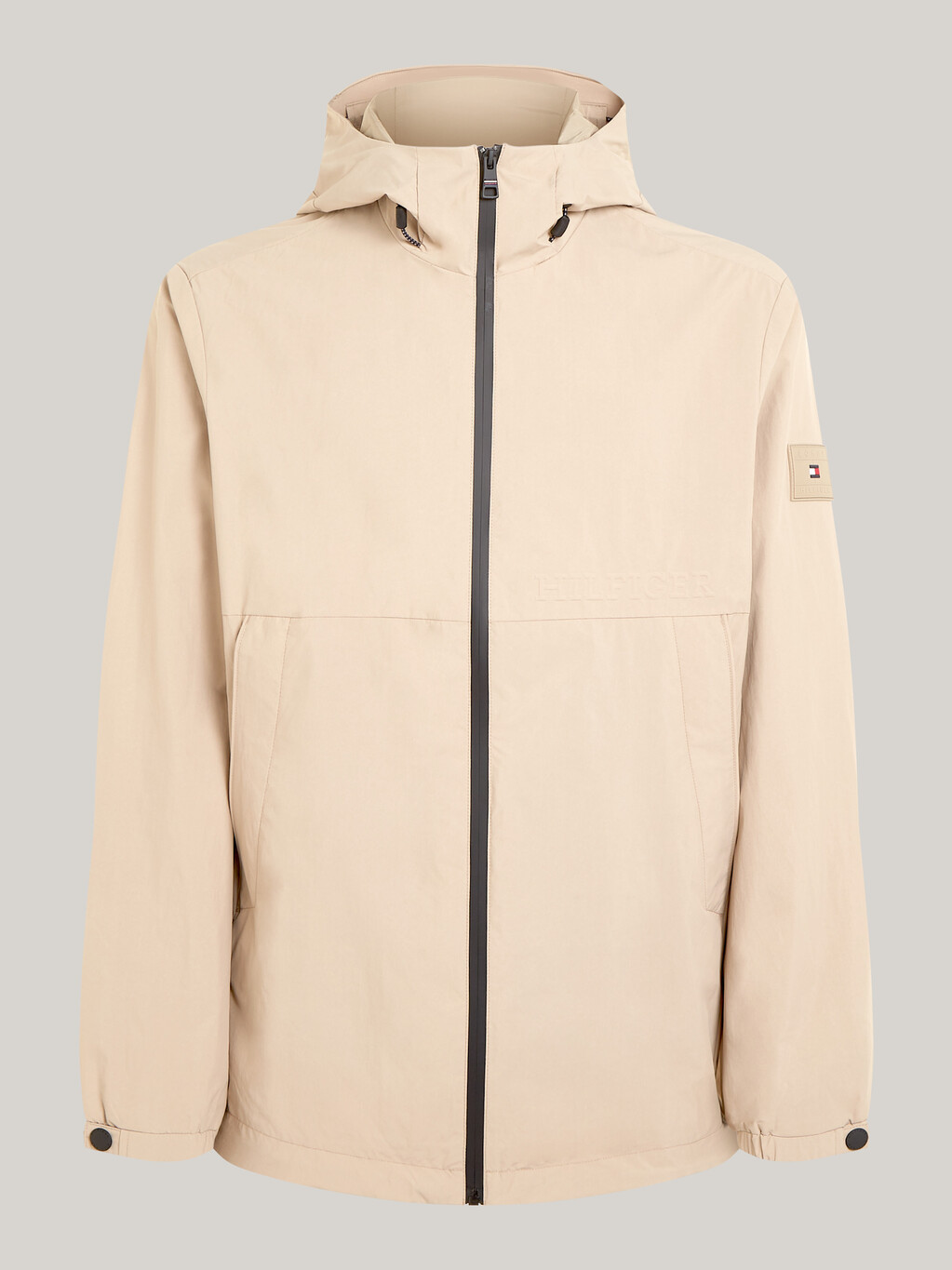Water Resistant Packable Hooded Portland Jacket, Batique Khaki, hi-res