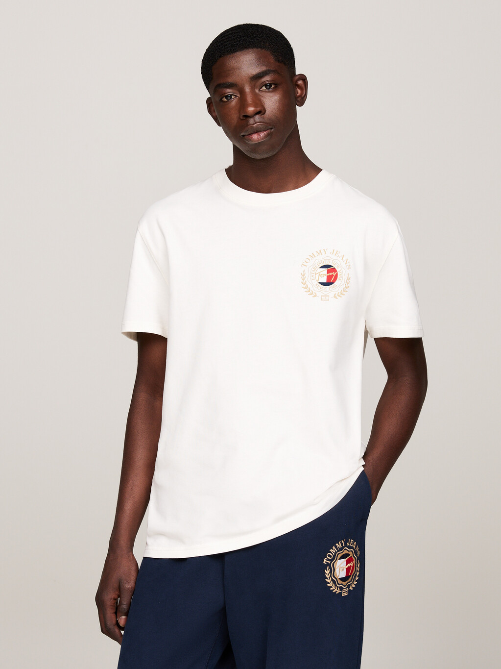 Prep Explorer Crest T-Shirt, Ancient White, hi-res