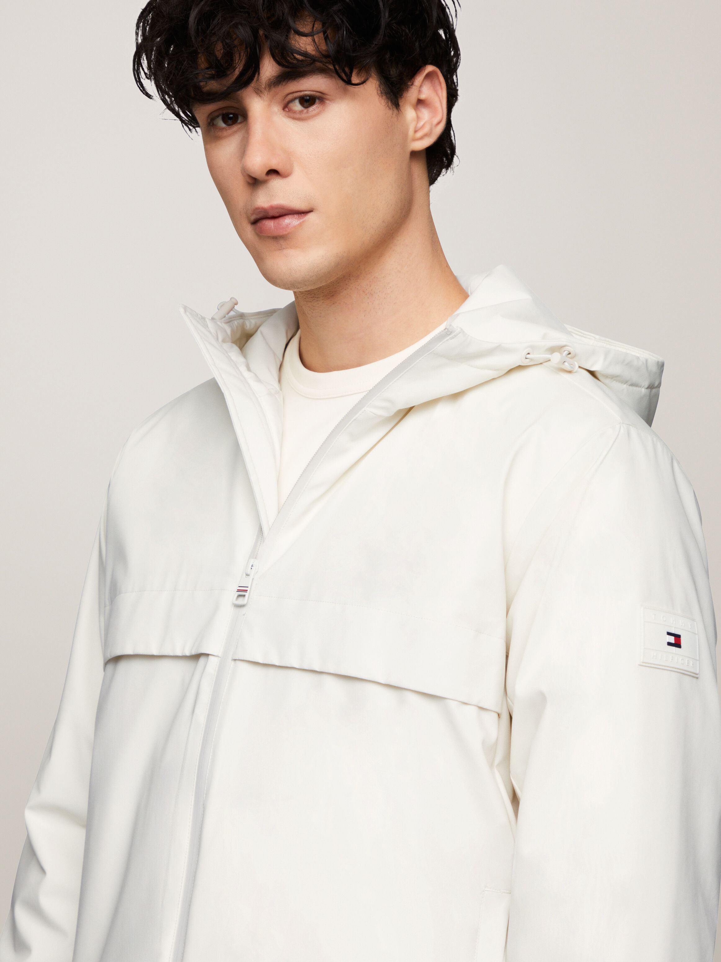 Technical Hooded Jacket natural Tommy Hilfiger Hong Kong