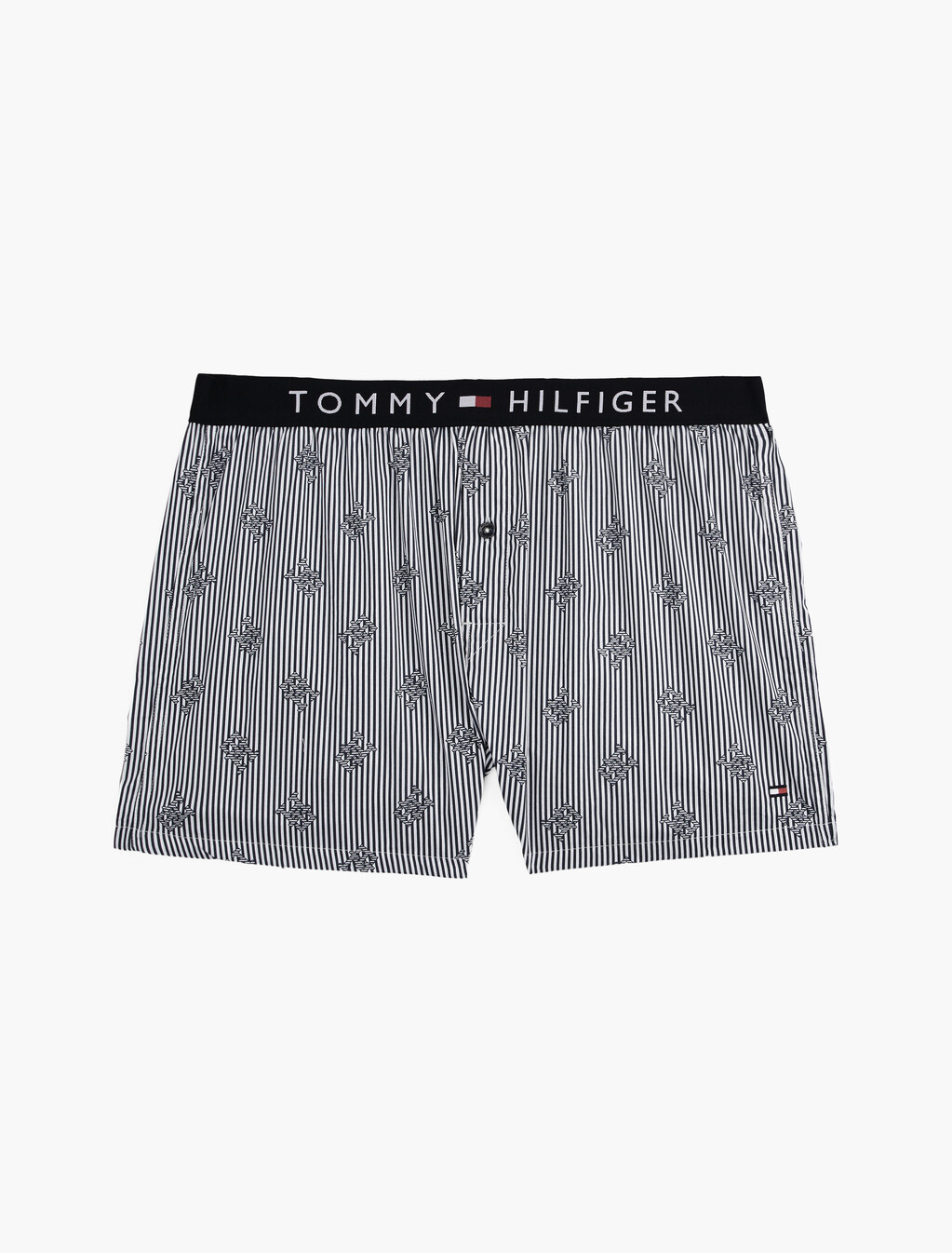 Woven Print Boxer Shorts, Monogram Ithaca, hi-res