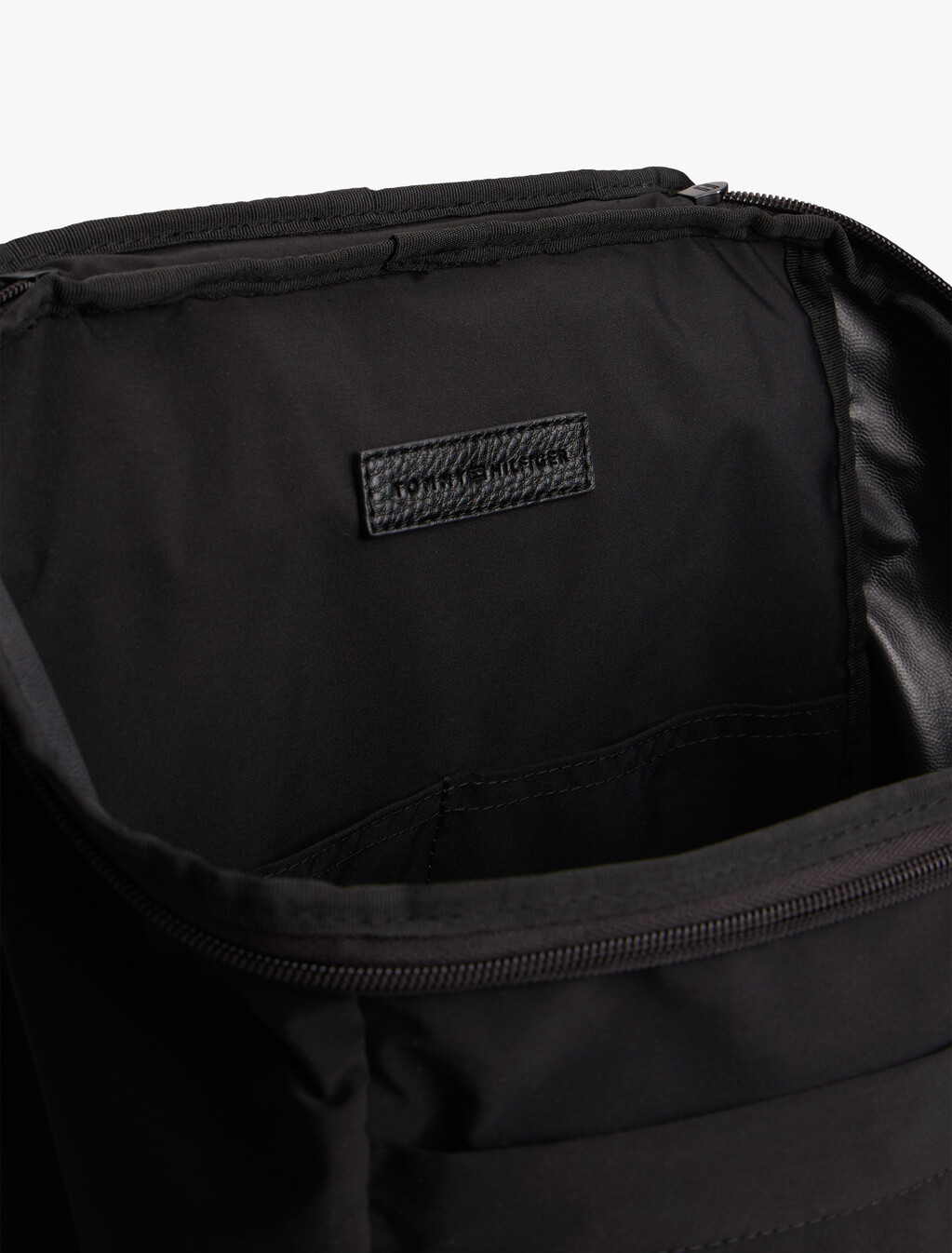 Textile Logo Packable Backpack, Black, hi-res