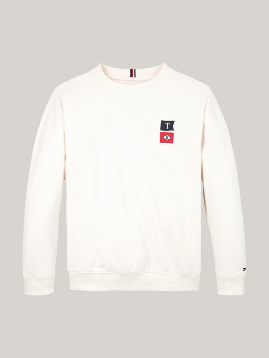 Crew Neck Back Logo Sweatshirt