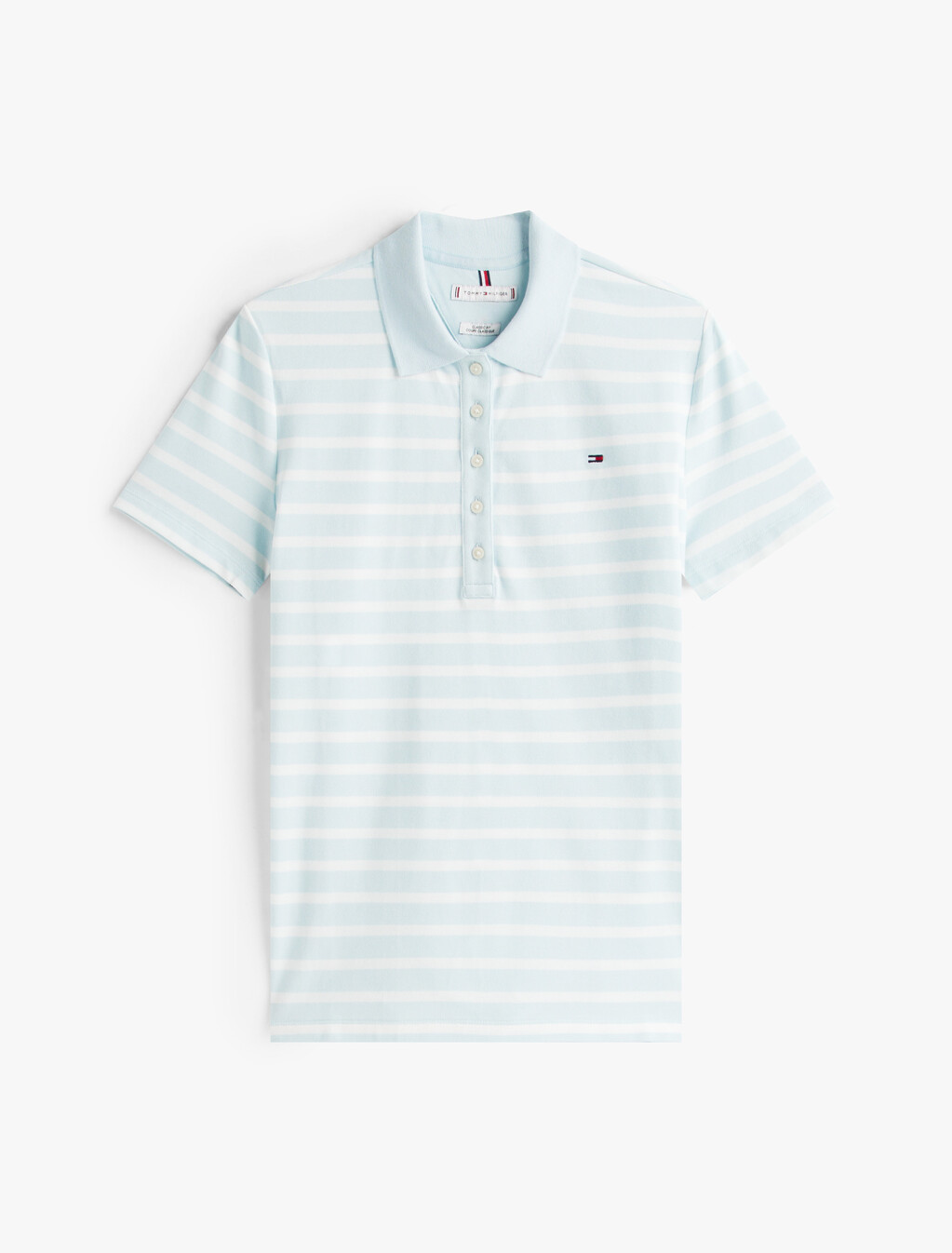 Stripe Short Sleeve Slim Polo, Keepsake Blue Multi, hi-res