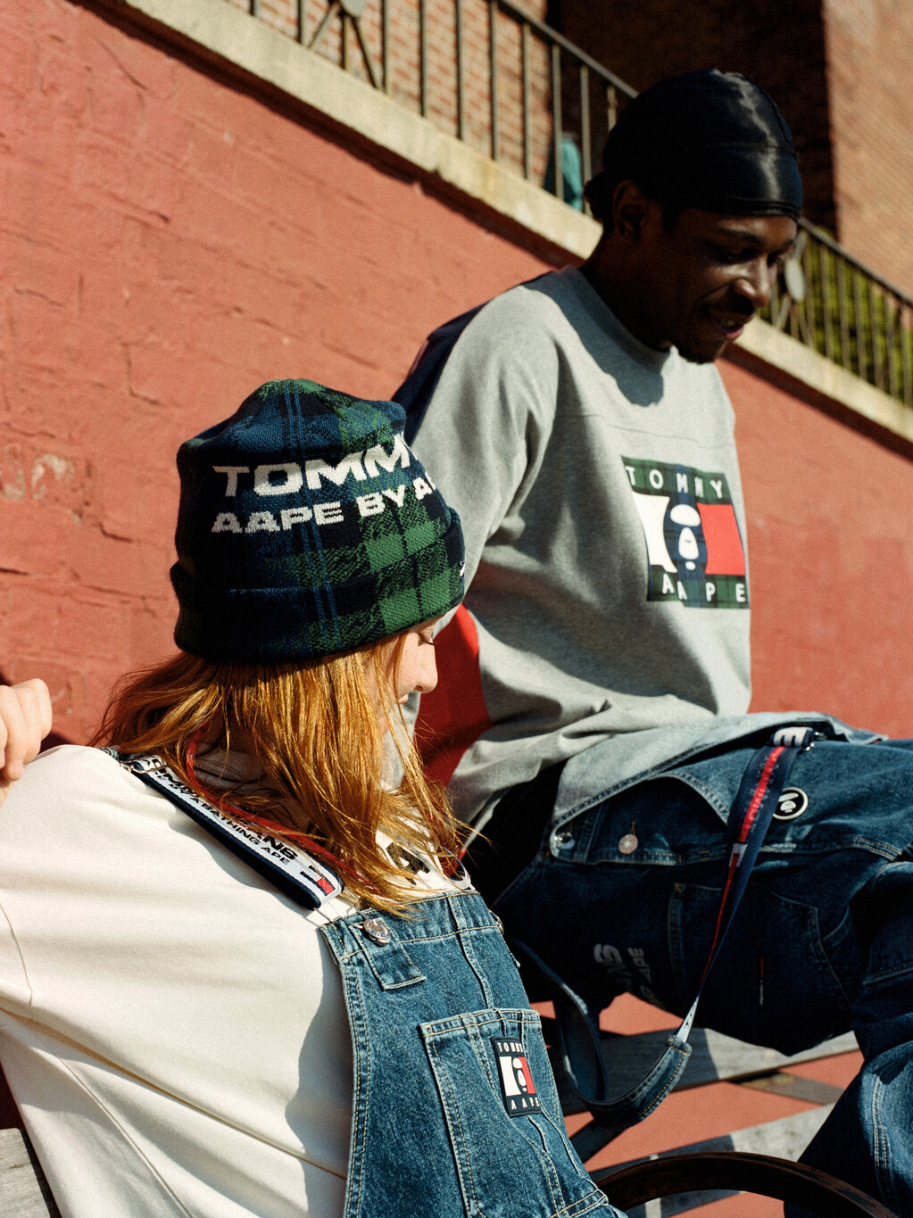 TOMMY X AAPE DENIM DUNGAREE