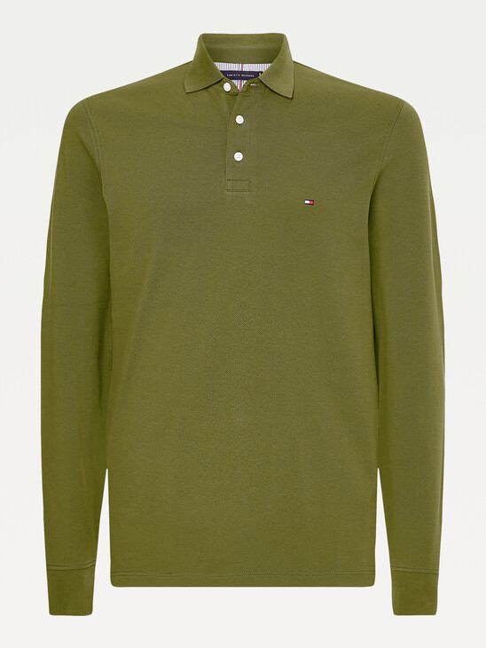 1985 TH Flex Slim Fit Long Sleeve Polo 1985 TH Flex Slim Fit Long Sleeve Polo