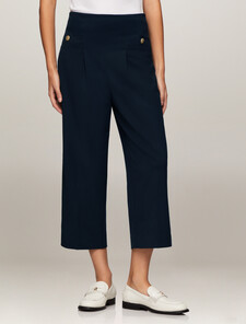 Golden Button Relaxed Pants, Desert Sky, hi-res