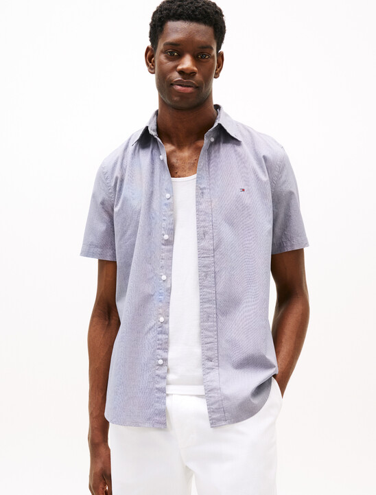 TH Flex Micro Houndstooth Poplin Shirt