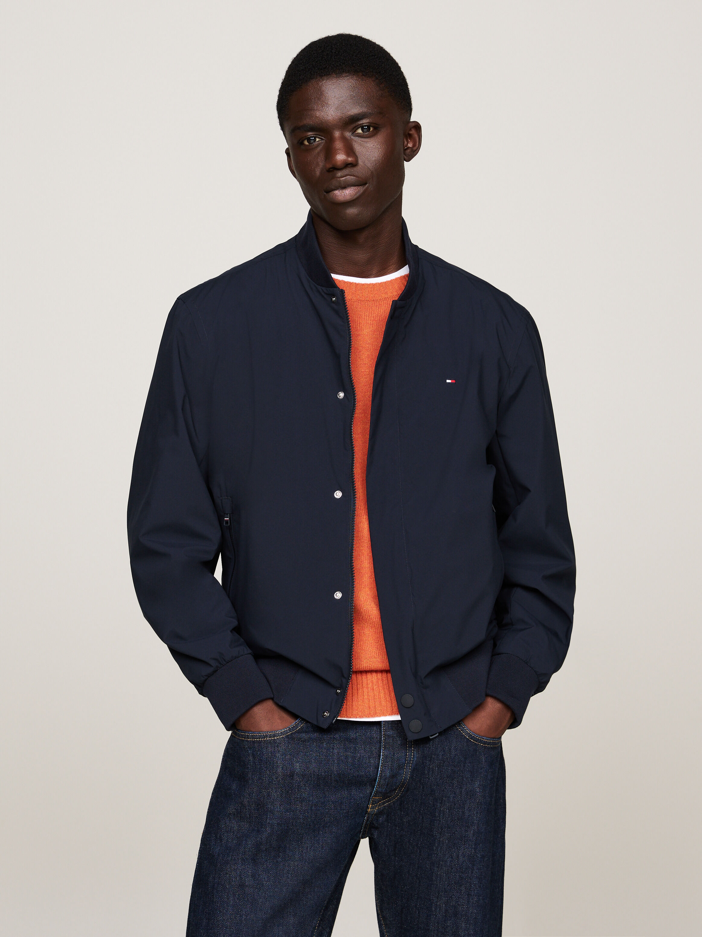 Tommy hilfiger bomber mens hot sale