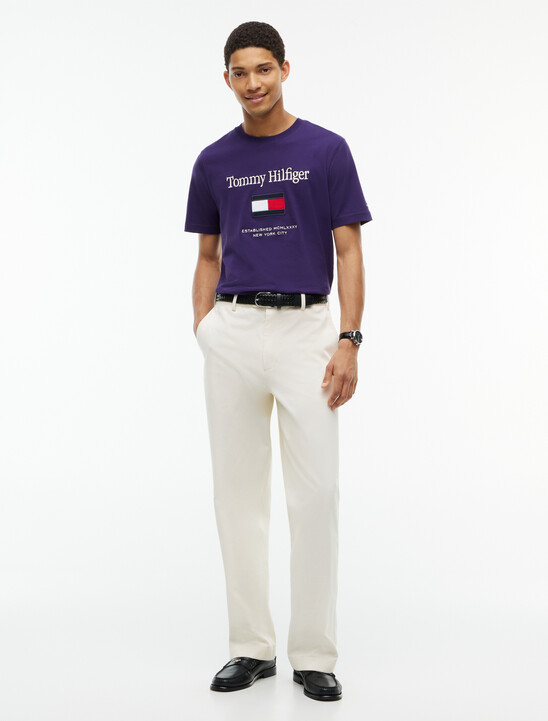 Logo Embroidery Jersey T-Shirt