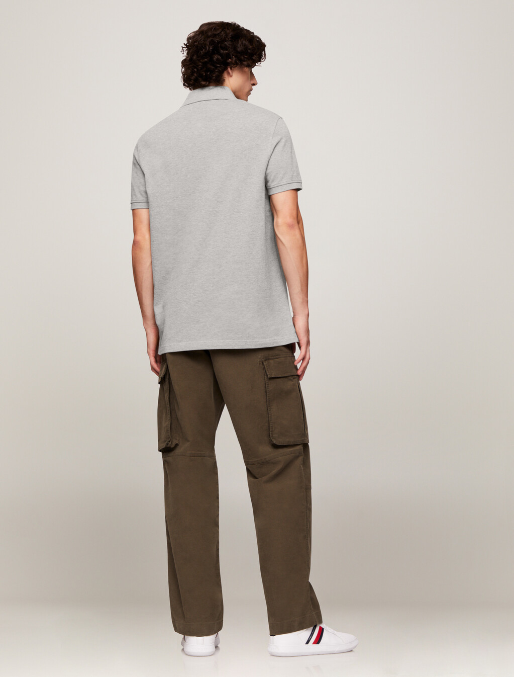 1985 Collection Slim Fit Polo, Light Grey Heather, hi-res