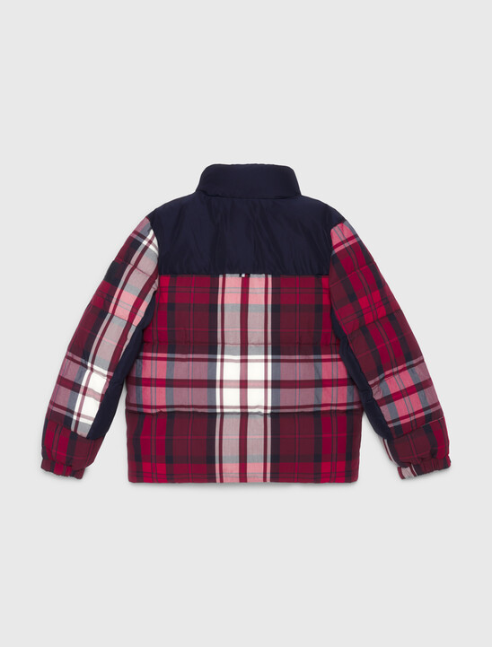 Boys Tommy Tartan Puffer Jacket