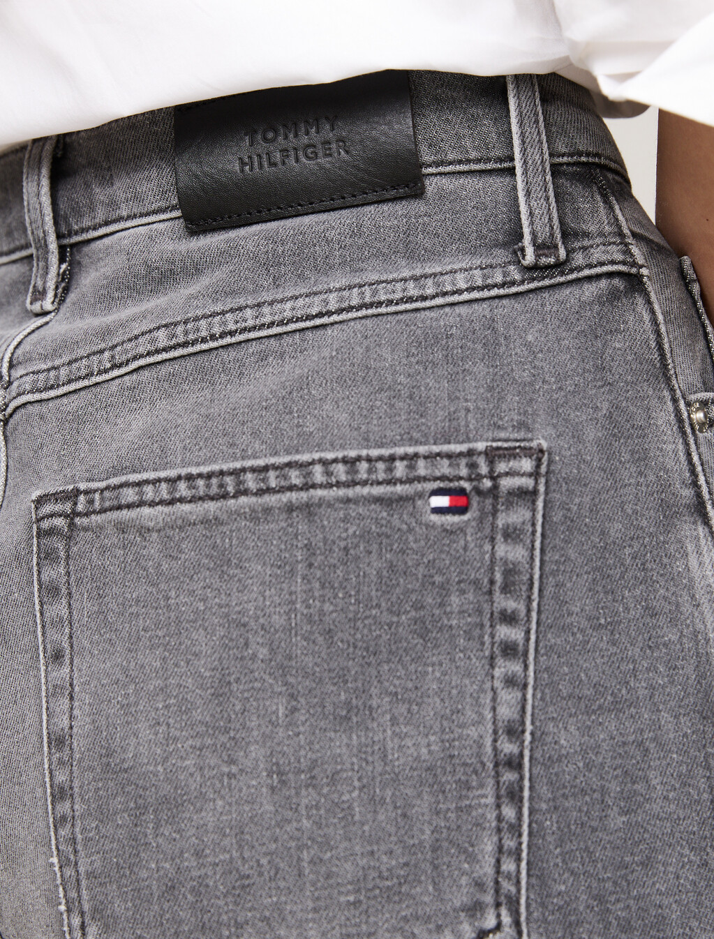 High Rise Relaxed Straight Faded Jeans, Ger, hi-res