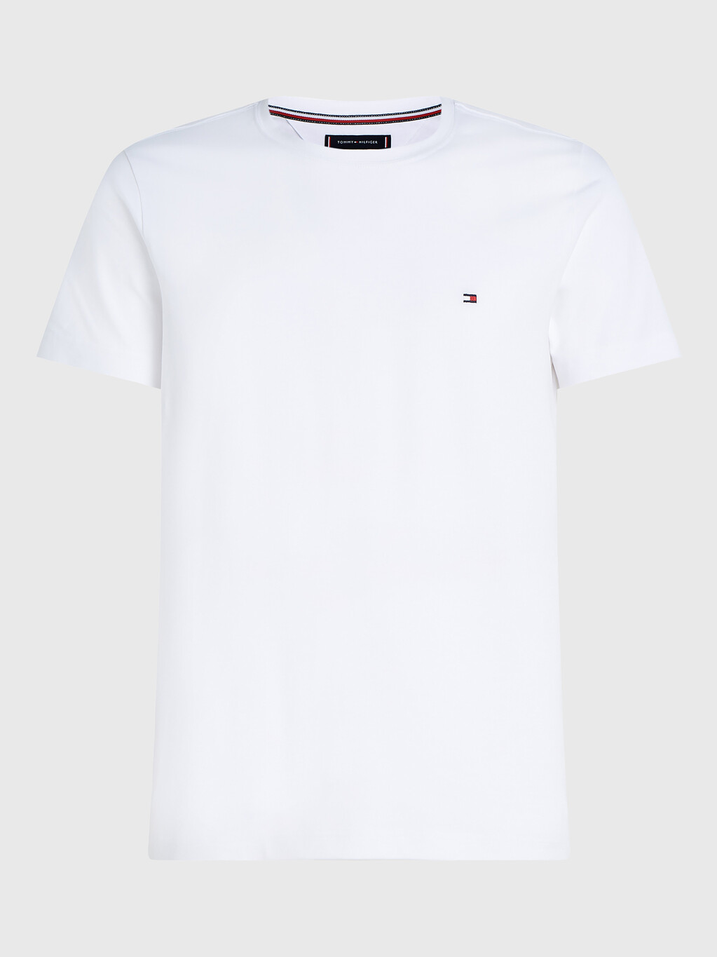 Core Stretch Crewneck T-Shirt, White, hi-res
