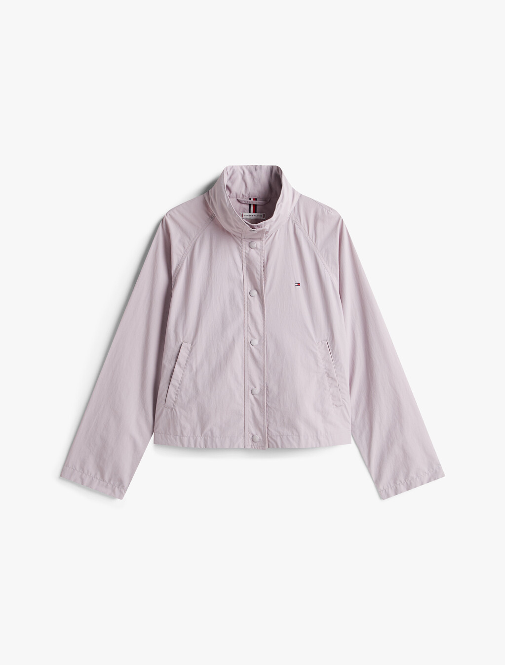 Cropped Nylon Windbreaker, Lilac Dusk, hi-res