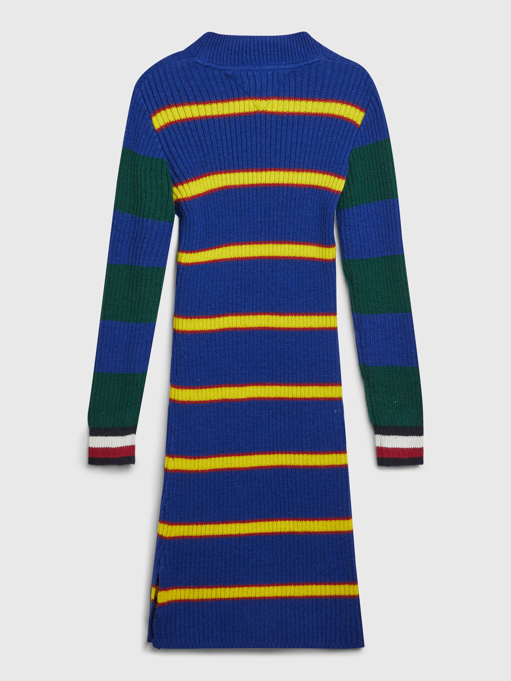 Varsity Stripe Sweater Dress, Bold Blue Multi, hi-res