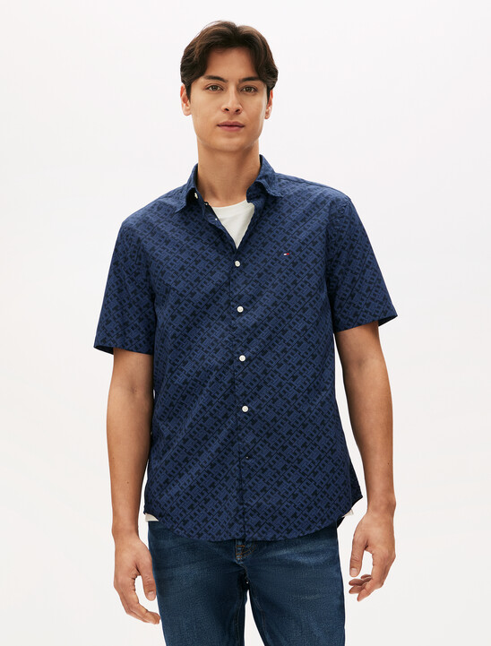 Flex Monogram Poplin Regular Shirt