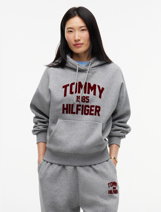 Flock Varsity Logo Relaxed Fleece Hoody