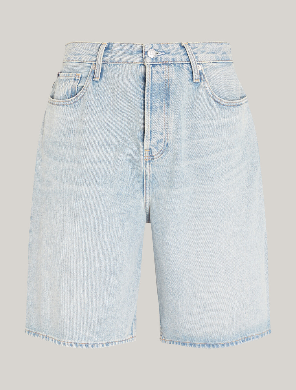 Mid Rise Oversized Denim Shorts, Eli, hi-res