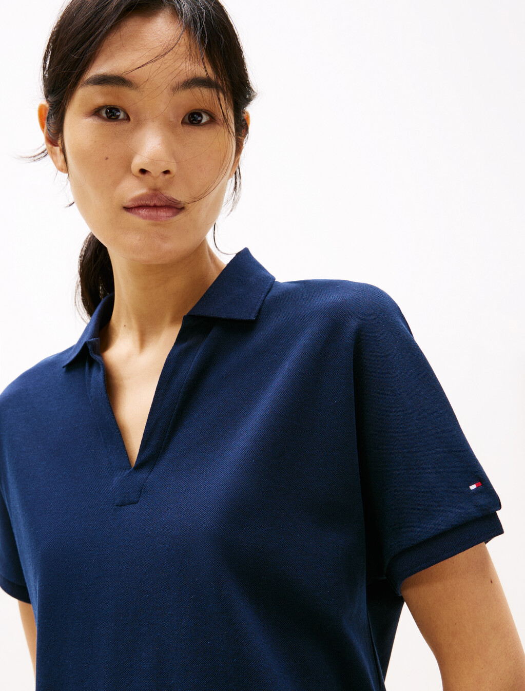 Relaxed Polo Shirt, Dark Night Navy, hi-res