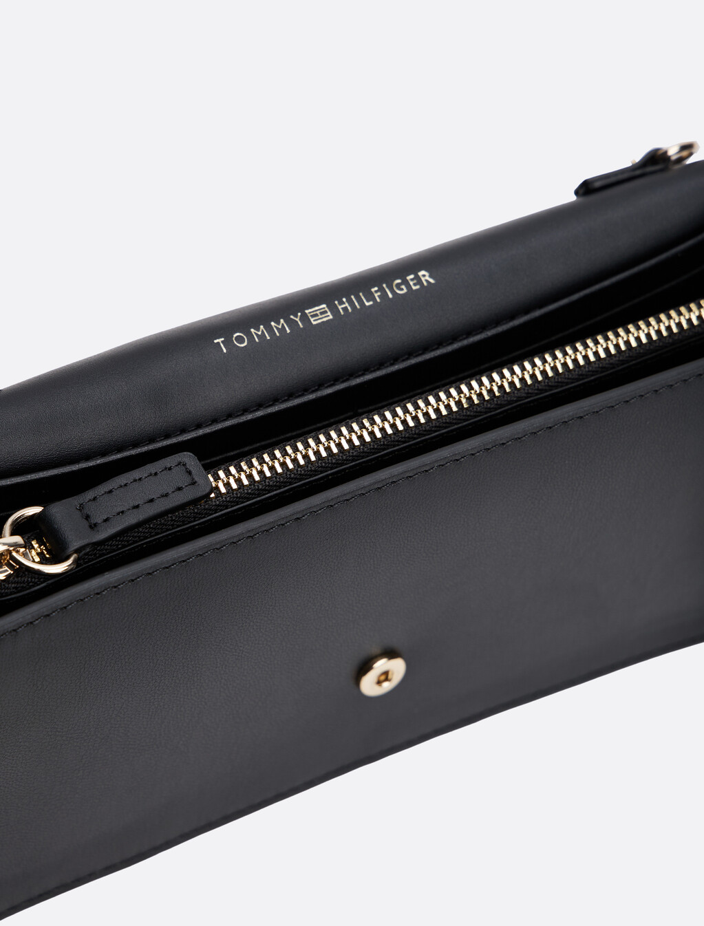 Heritage Chain Strap Clutch, Black, hi-res