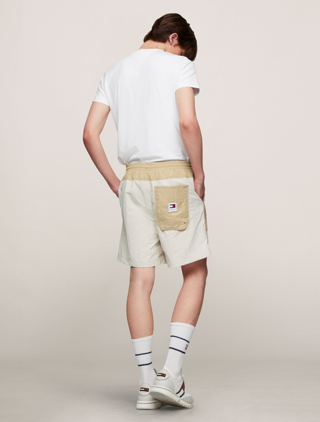 Color Block Shorts, Gentle Gold, hi-res