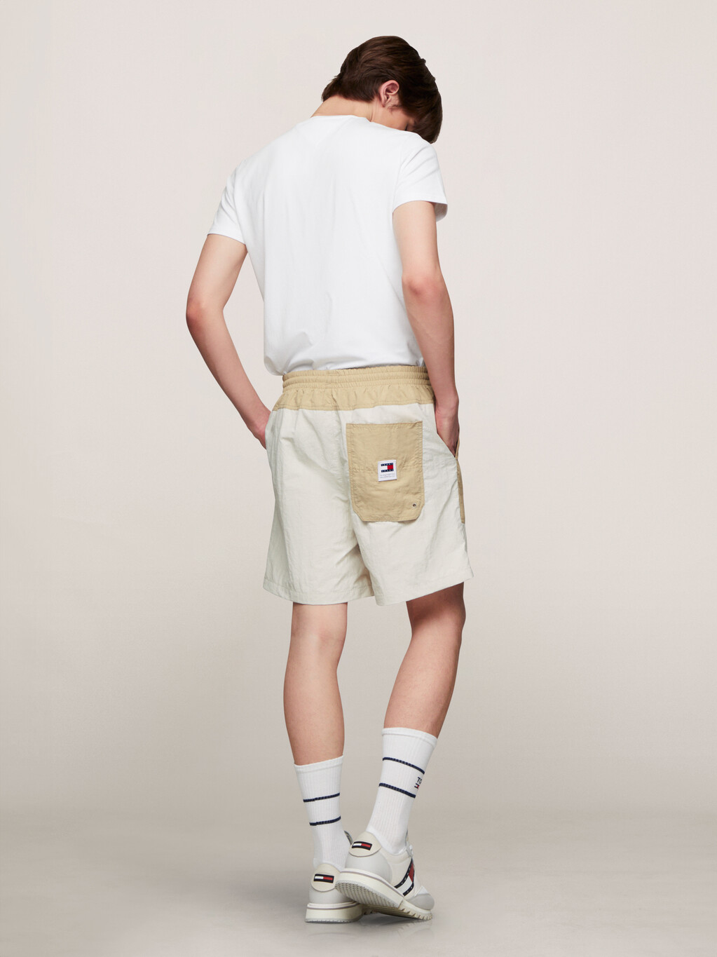 Color Block Shorts, Gentle Gold, hi-res