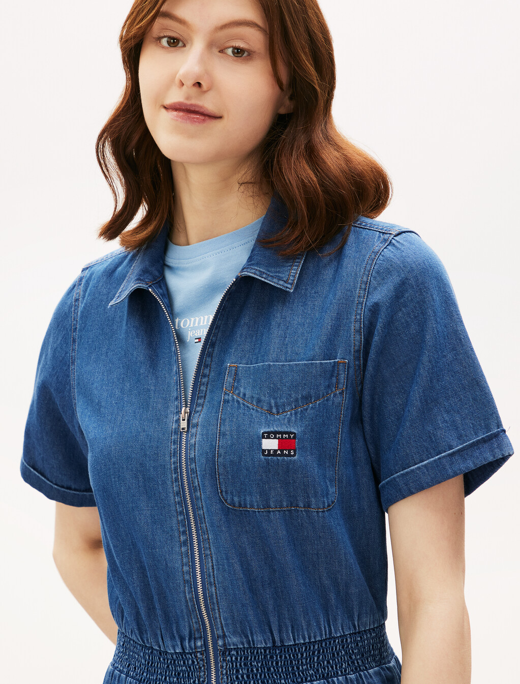 Light Denim Playsuit, Denim Medium, hi-res