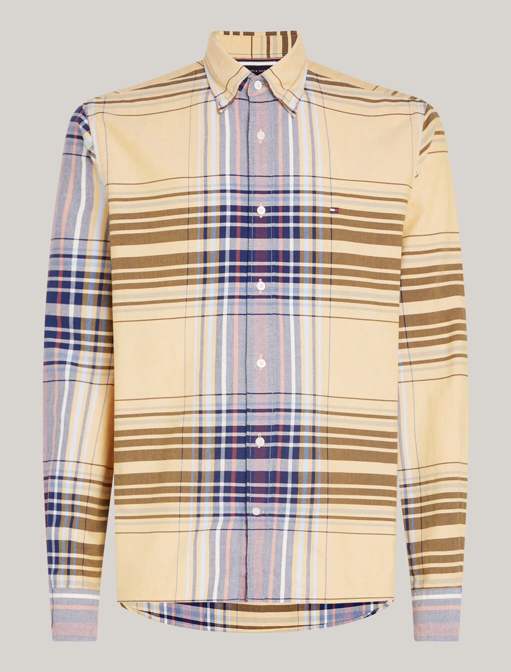 Oxford Check Regular Fit Shirt, City Yellow / Multi, hi-res