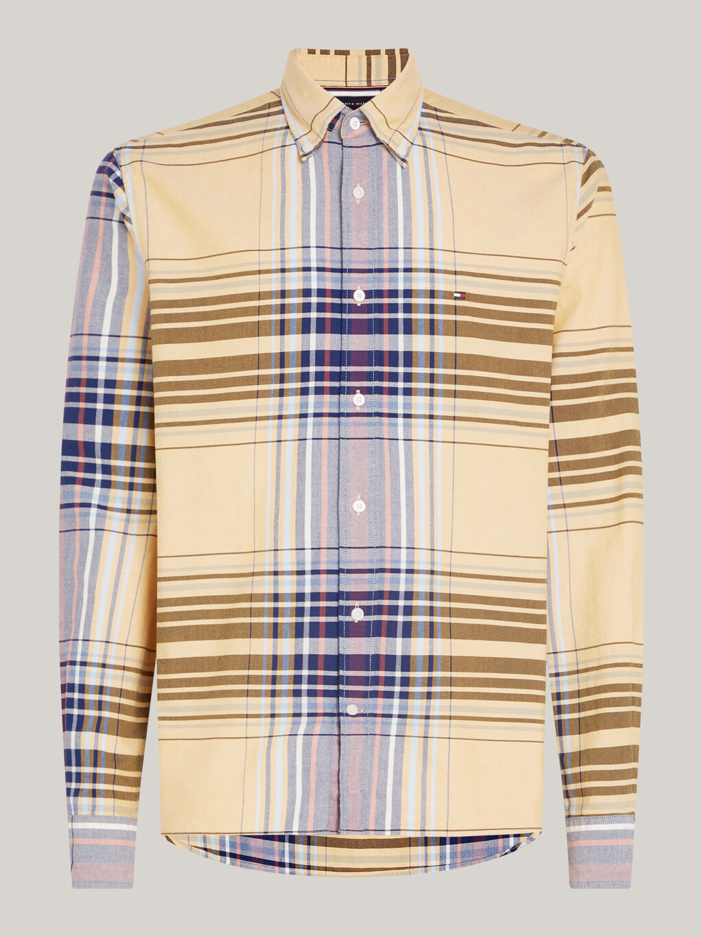 Oxford Check Regular Fit Shirt, City Yellow / Multi, hi-res