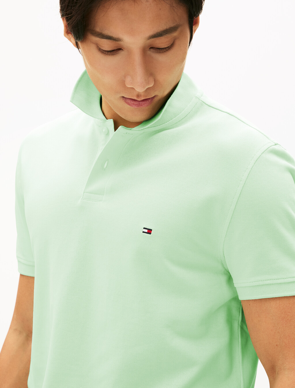 1985 標準版型 Polo 衫, Opal Green, hi-res