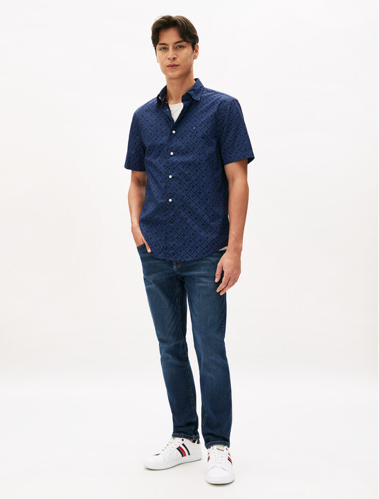Flex Monogram Poplin Regular Shirt