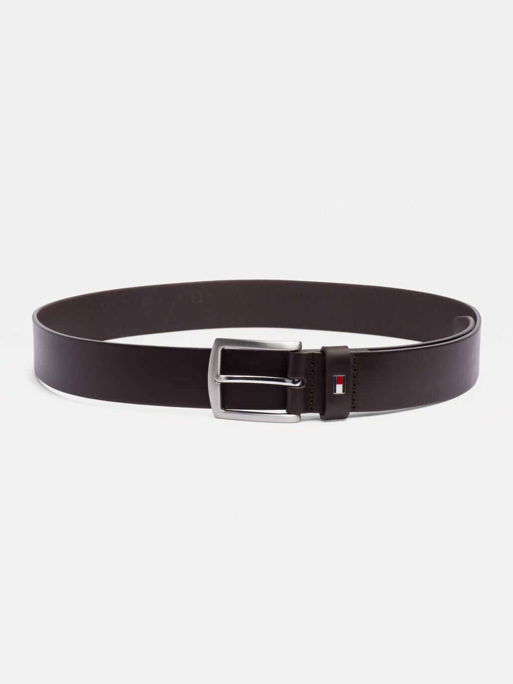 Denton Leather Belt 3.5 Cm, Testa Di Moro, hi-res