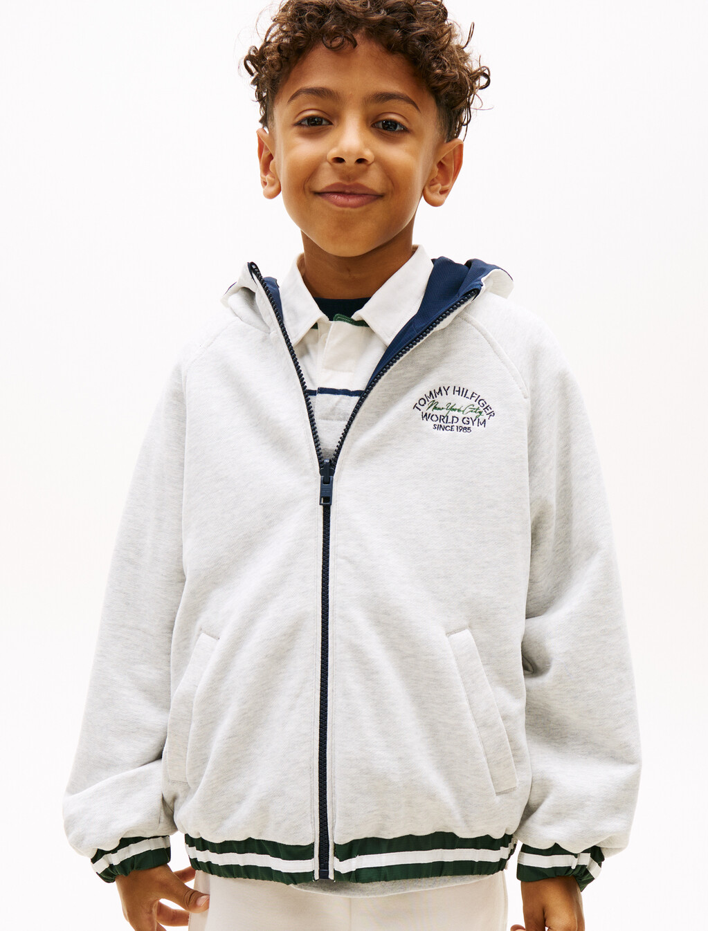 Ripstop Reversible Hooded Jacket, Dark Night Navy, hi-res
