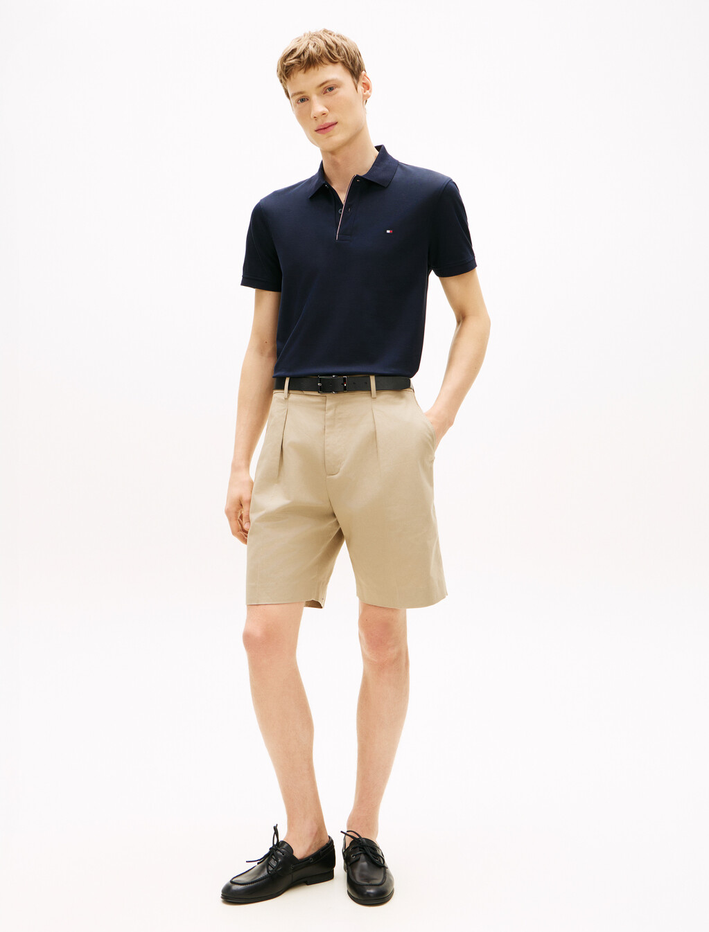 提花 Polo 衫, Desert Sky, hi-res