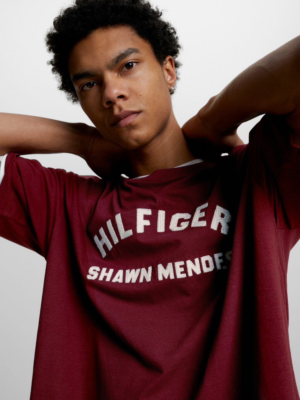 Tommy Hilfiger X Shawn Mendes Archive T-Shirt, Rouge, hi-res