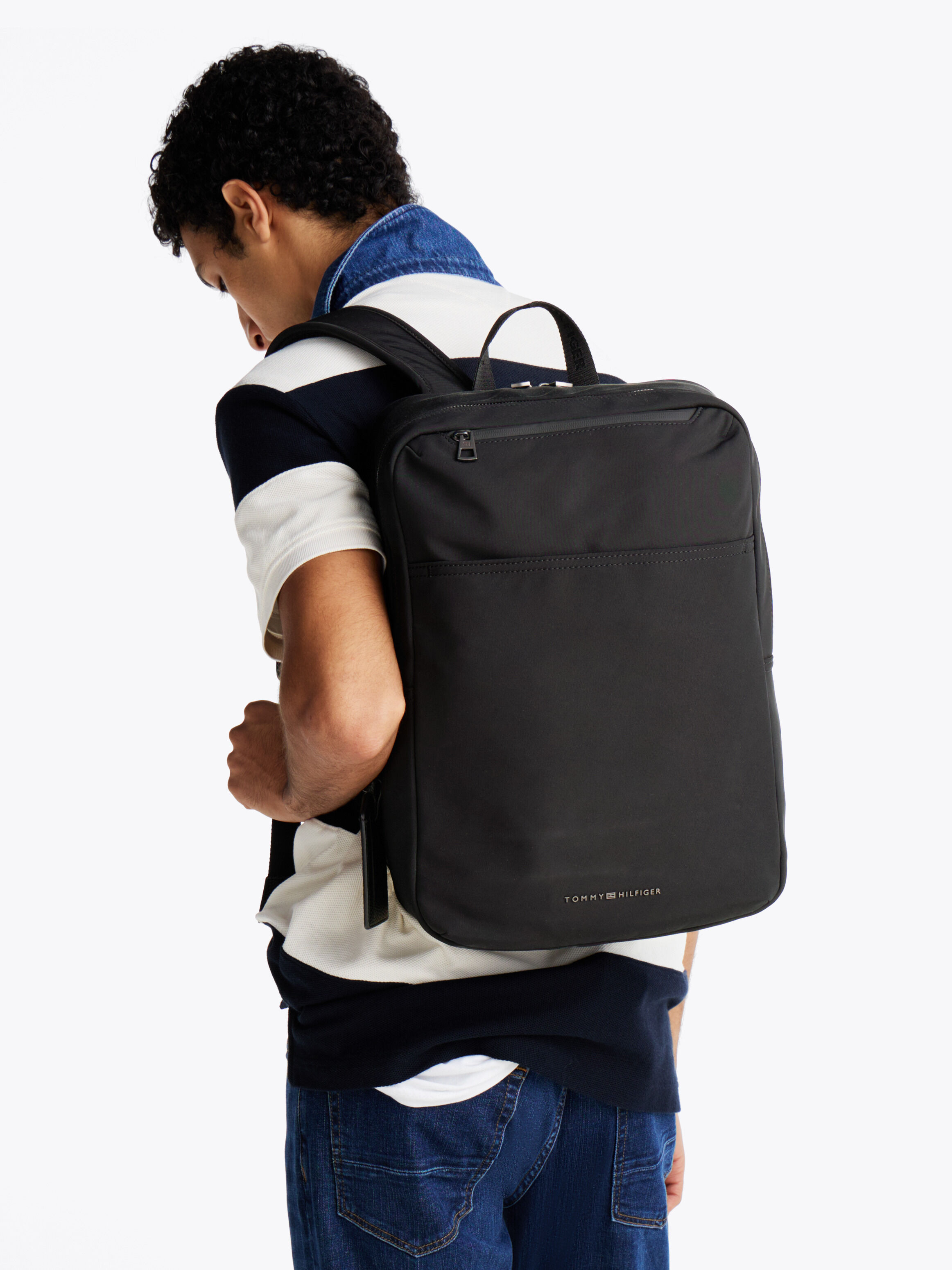 Tommy laptop sleeve top