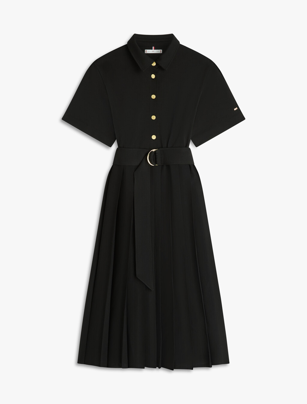 Asia Fit Mixed Media Utility Dress, Black, hi-res