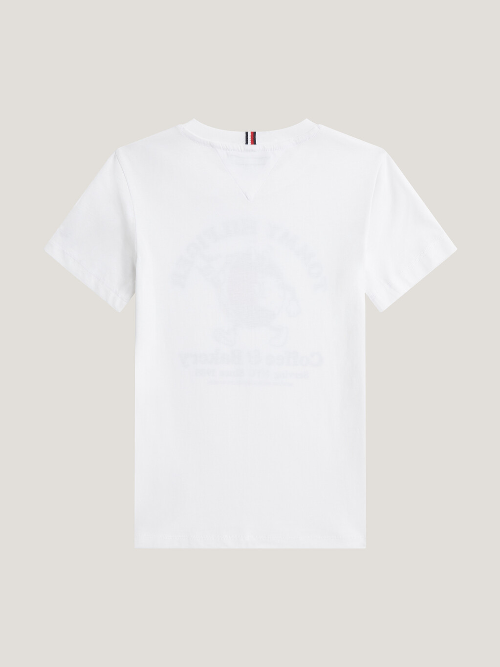 男童裝貝果印花 T 恤, White, hi-res