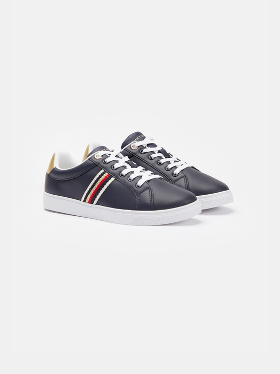 Webbing Signature Detail Court Trainers