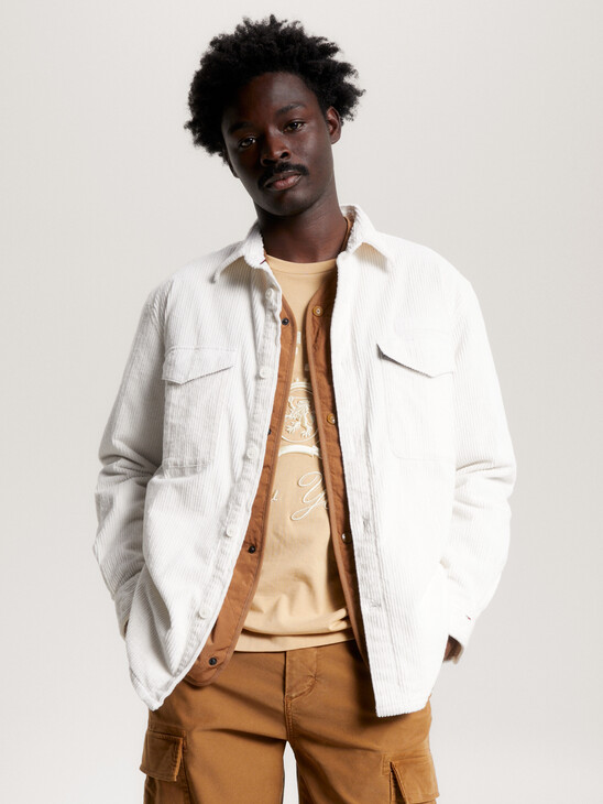 Logo Archive Fit Corduroy Overshirt